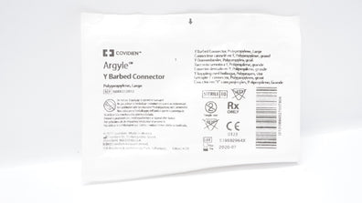 Covidien 8888272013 Argyle Y Barbed Connector Polypropylene, Large (x)